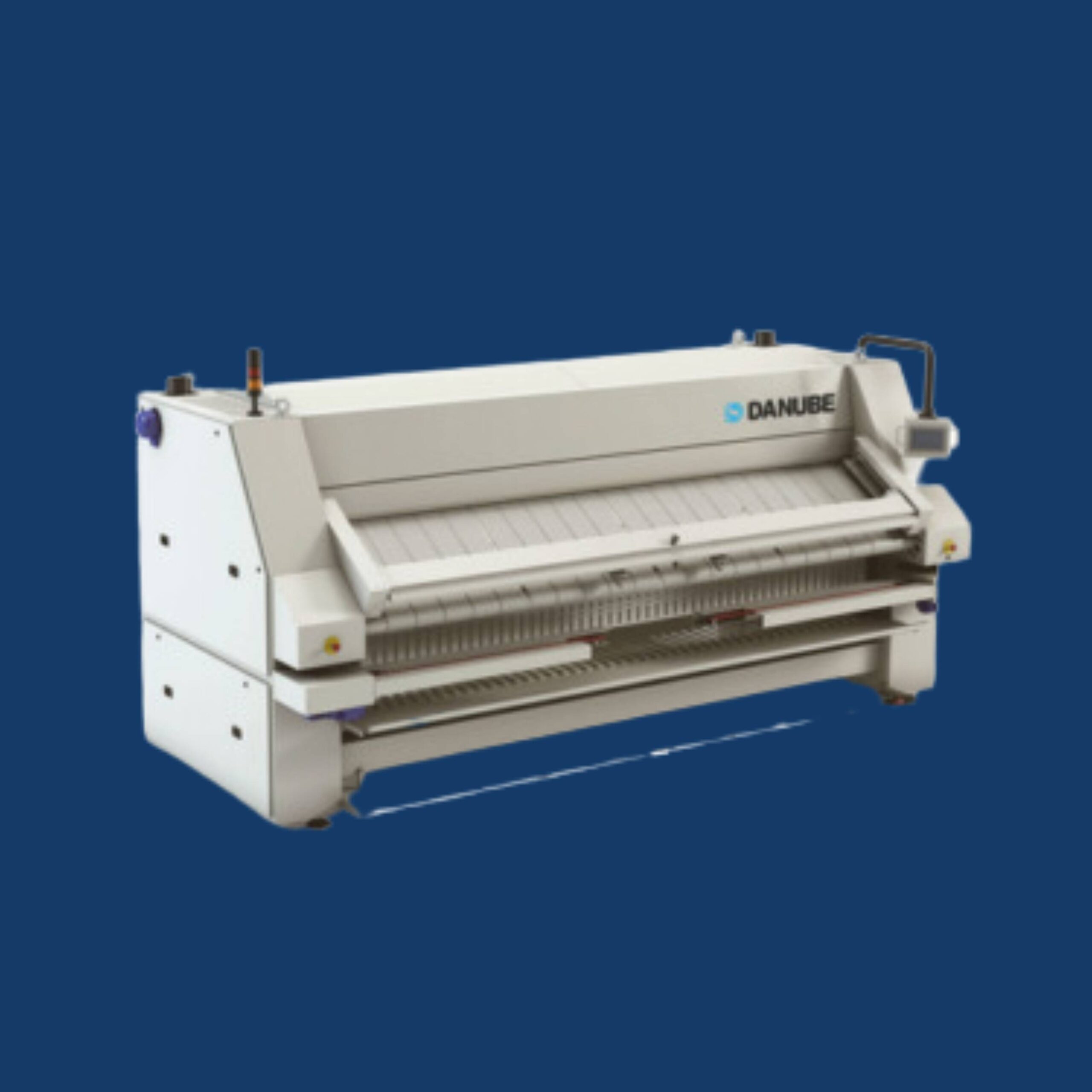 Ironer with folder